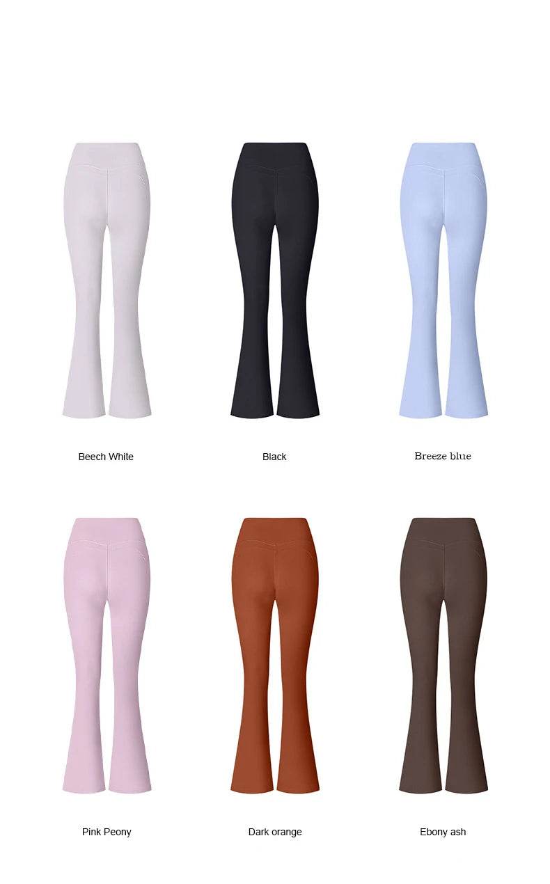 Women's High-Waist Flare Leggings - P12 Hub Europe