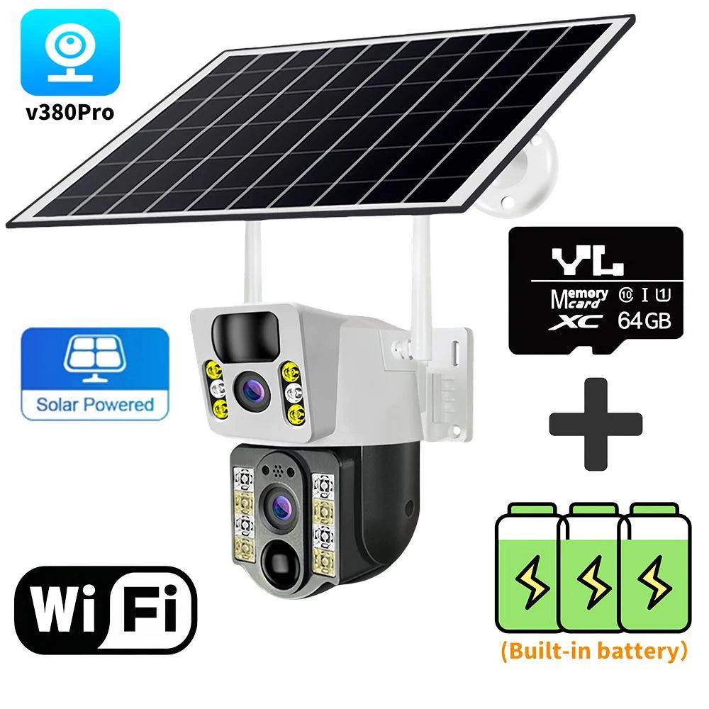 Outdoor Camera 4G Solar PTZ Dual Lens 8MP, Color Night - P12 Hub Europe