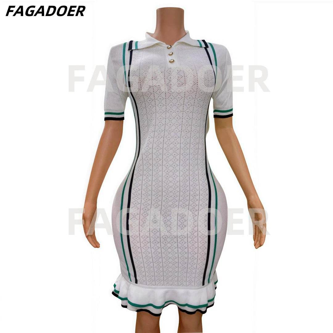 Flirty Knit Mini Dress - Effortless Style & Comfort - P12 Hub Europe