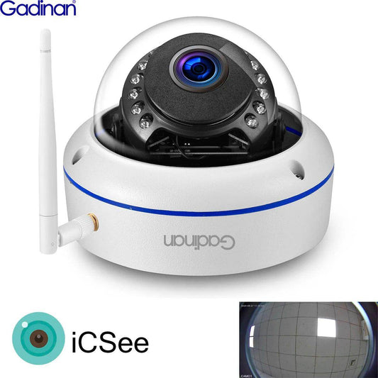 Outdoor WiFi Camera 5MP Fisheye 1.7mm Lens, Wide Angle - P12 Hub Europe
