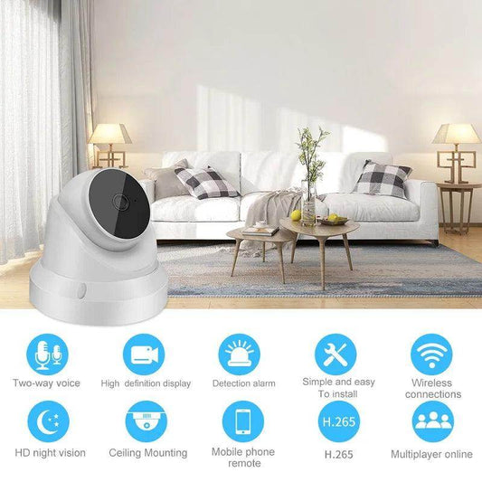 Dome Camera 3MP WiFi V380, Night Vision, 10x Zoom, Audio - P12 Hub Europe