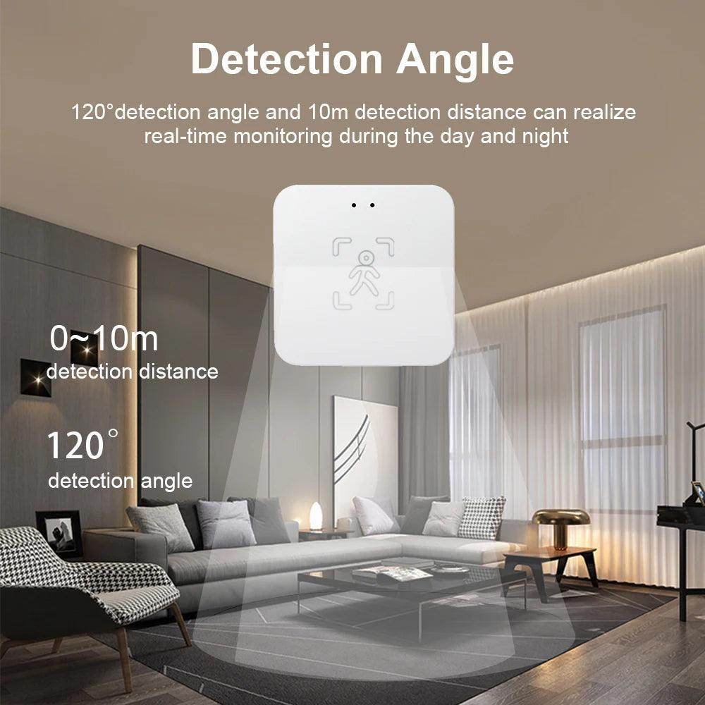 Human Presence Detector, Zigbee Radar | Smart Home Motion Sensor - P12 Hub Europe