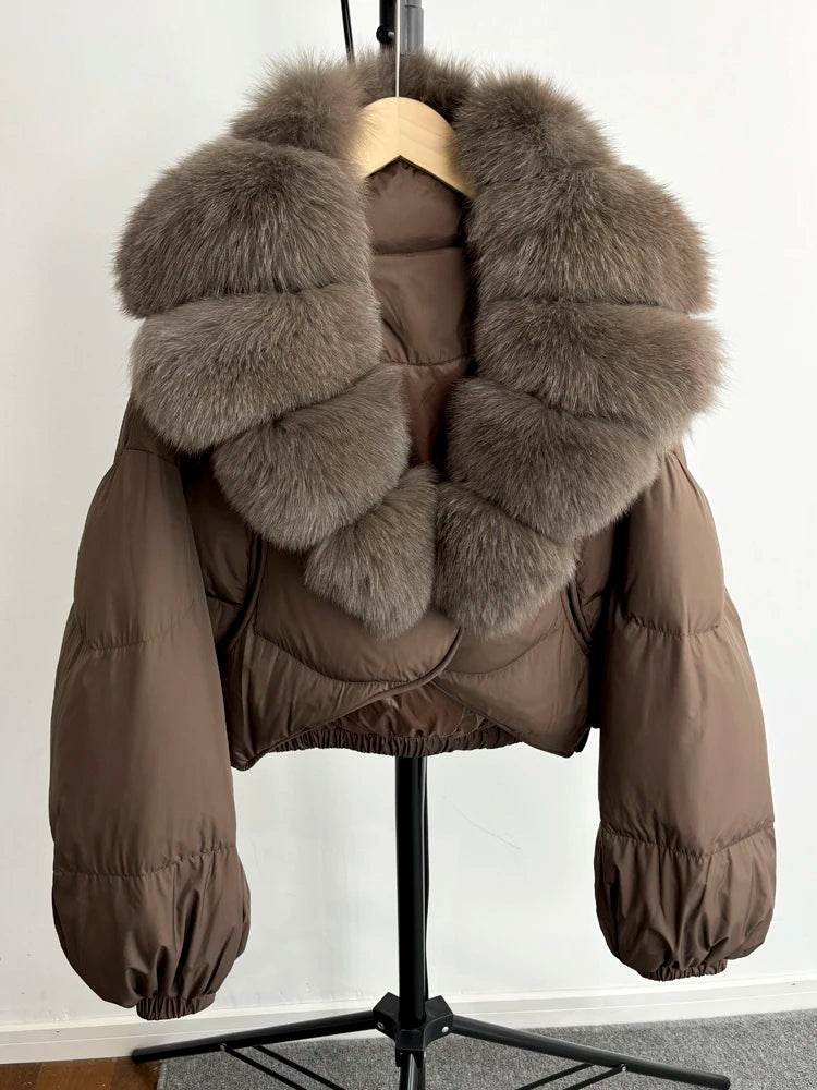 Luxury Fox Fur Down Parka - P12 Hub Europe