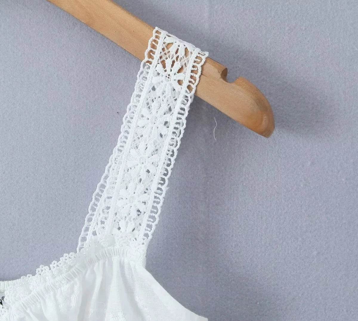 White Lace Beach Skirt Set - P12 Hub Europe