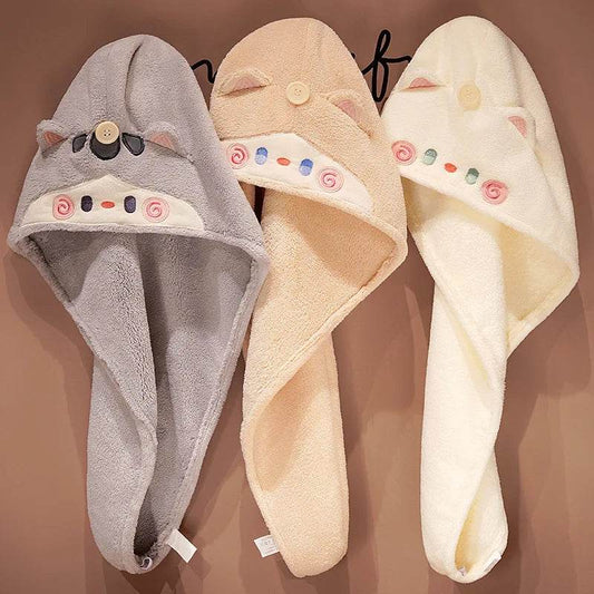 Soft & Super Absorbent Microfiber Hair Towel Set - Quick Dry, Anti-Frizz on Curly Hair - P12 Hub Europe