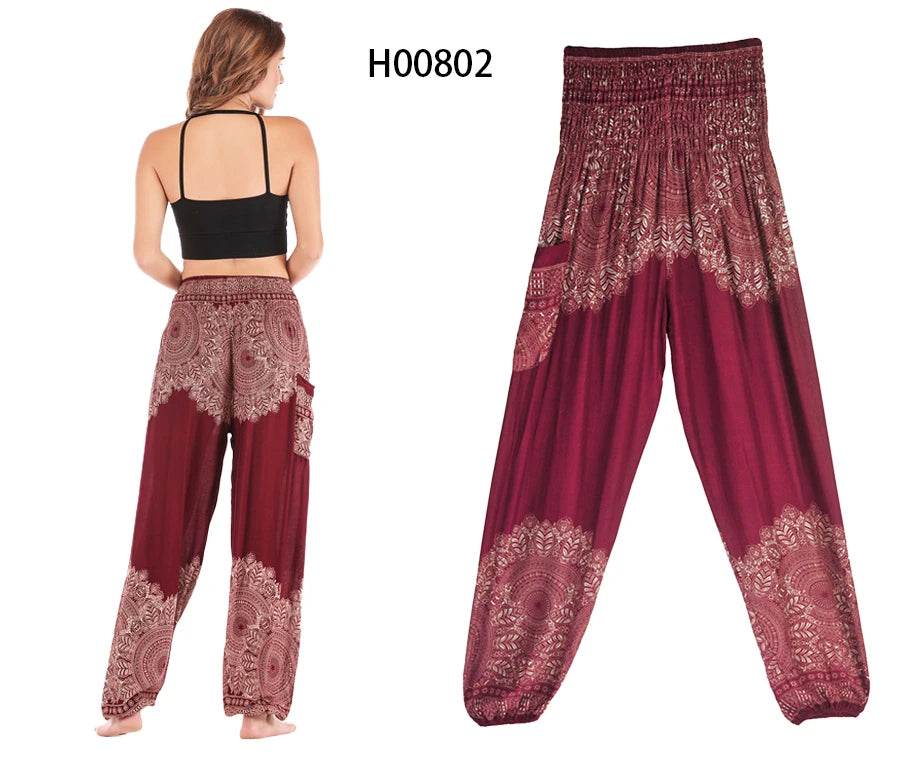Boho Hippie Harem Yoga Pants - P12 Hub Europe