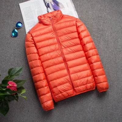 Men's Slim Hooded Down Jacket - P12 Hub Europe