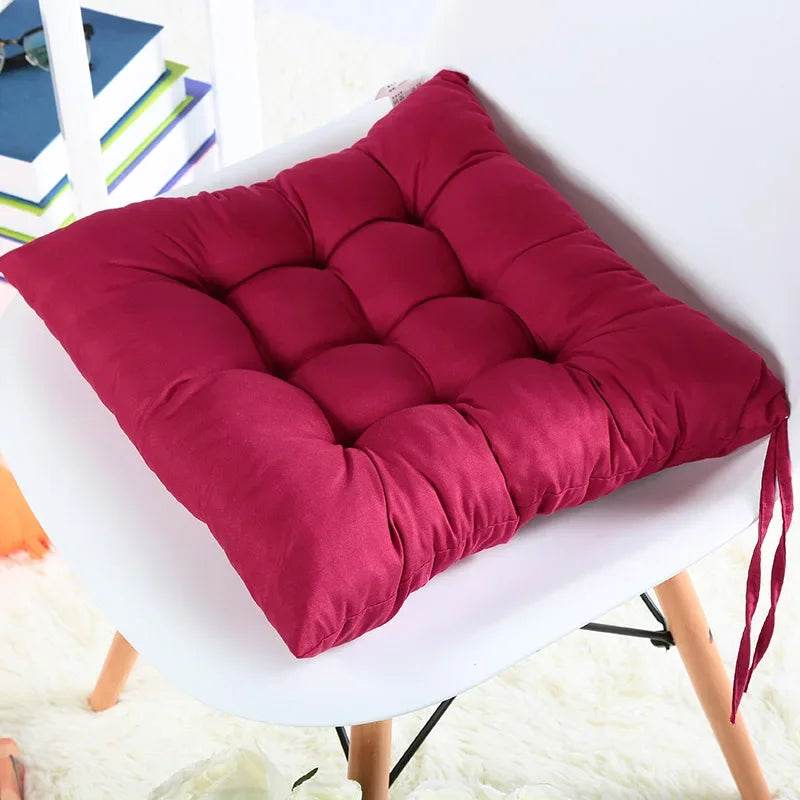 Colourful Chunky Seat Pads Cushion Chair Garden Cushion New Home Textile Cushion Garden HomeTie On Office Garden Dining Kitchen - P12 Hub Europe