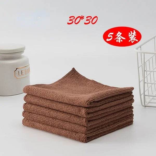 Brown Handkerchief Towels Women Home Thicker Retro New Fall Absorbent Soft Quick Dry Adult House-keeping Work Simple Wipe Hands - P12 Hub Europe