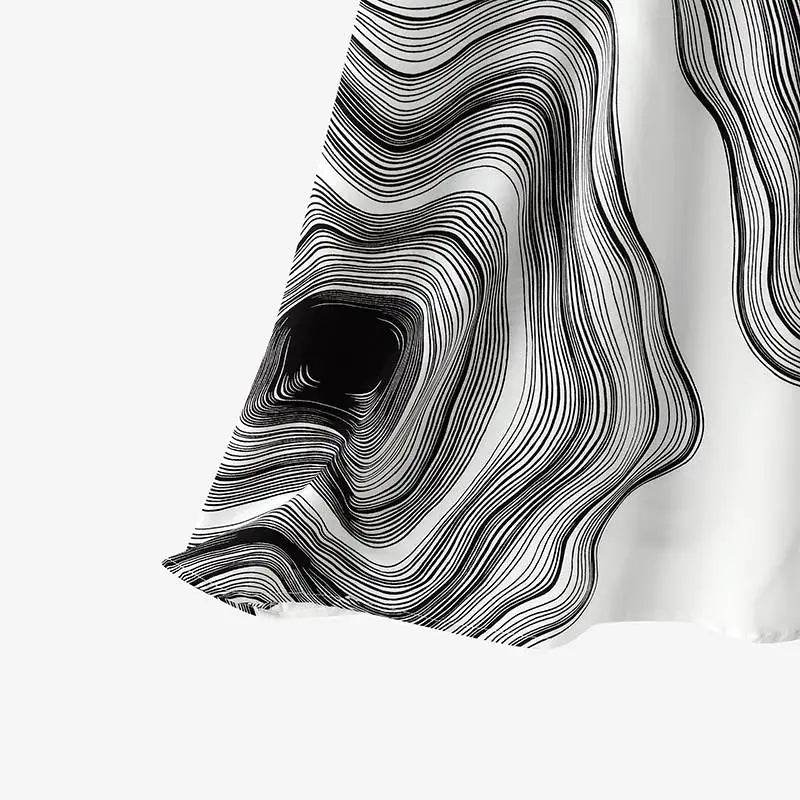 Women's Printed Midi Skirt - P12 Hub Europe