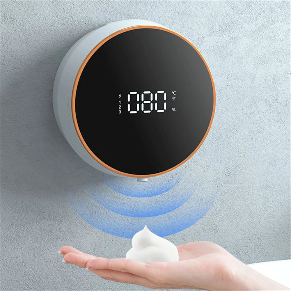 USB Charge Automatic Liquid Soap Dispenser Smart Sensor Foam Machine Children Kids Touchless Hand Sanitizer Machine Wall-mounted