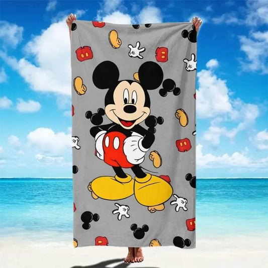 Disney Mickey Mouse Beach Towel: Fun and Stylish for Your Next Beach Adventure Suitable for towels, bath towels, beach towels - P12 Hub Europe