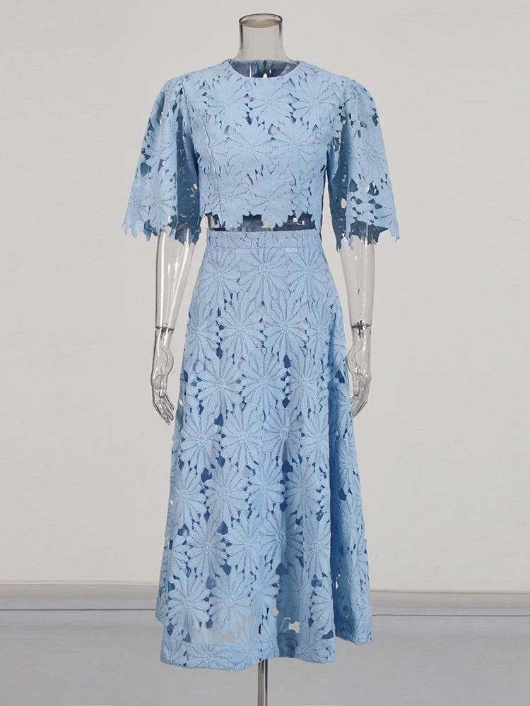 Solid Summer Skirt Suit - P12 Hub Europe
