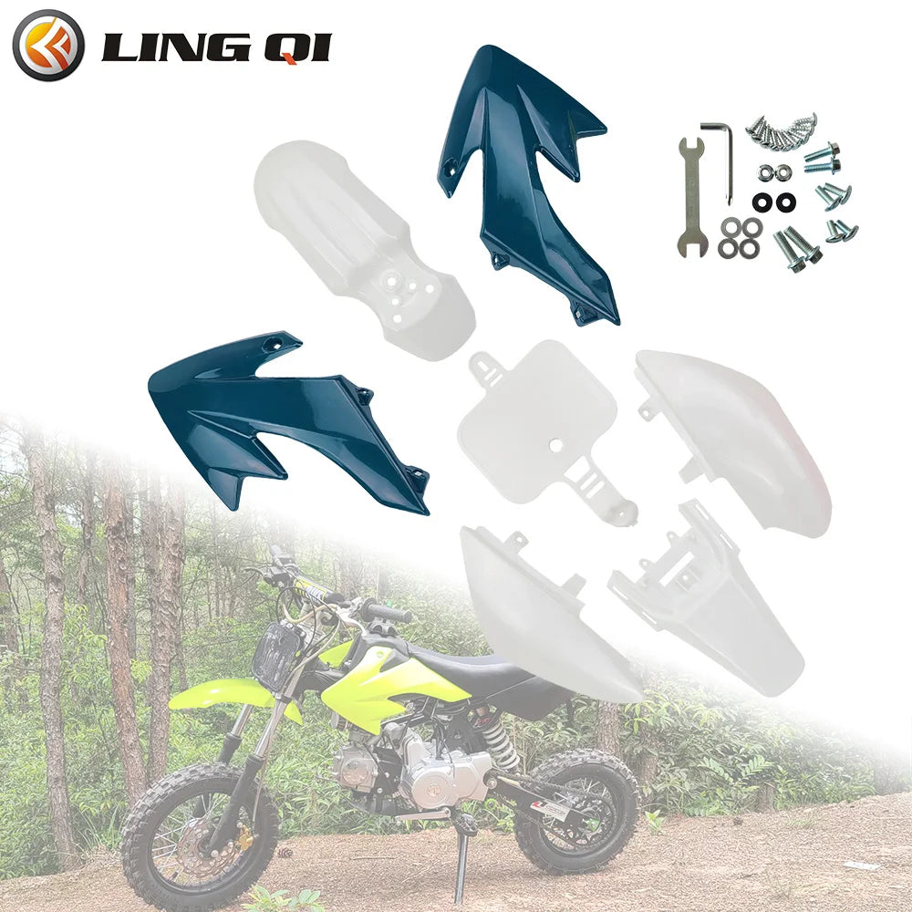 LINQ QI Plastic Fairing Body Kits Fit to CRF50 XR50, For CRF 50 Pit Dirt Motor Trail Bike 50cc 70cc 90cc 110cc 125cc 140