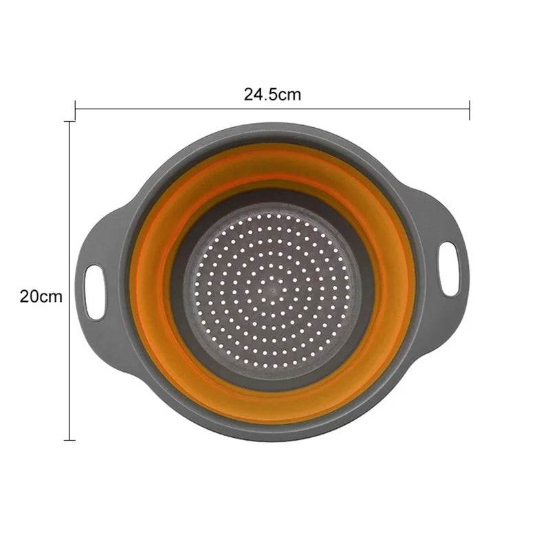 Folding Silicone Drain Basket - P12 Hub Europe