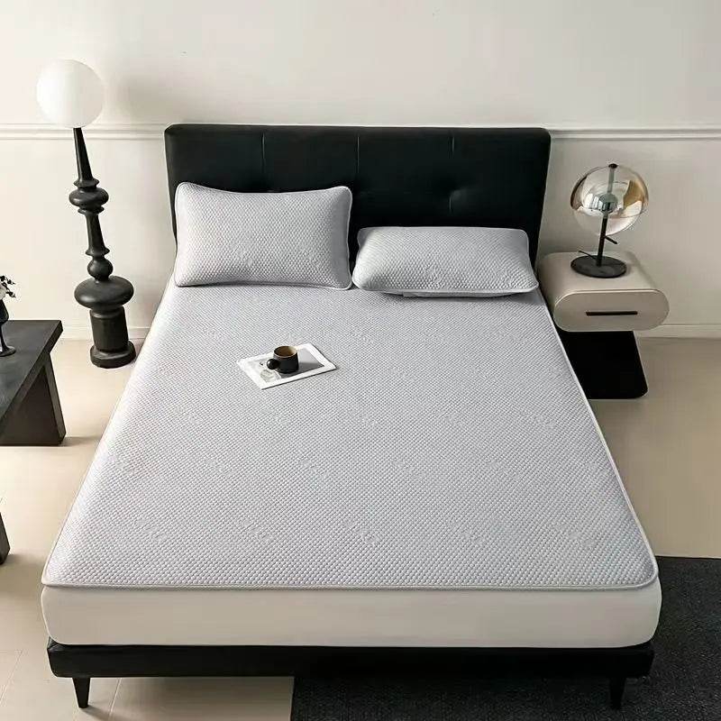 Cooling Foldable Mattress Protection Pad Cool Summer Sleeping Mat Kid Twin Queen Single And Double Bed Cover Non Slip Sheet - P12 Hub Europe