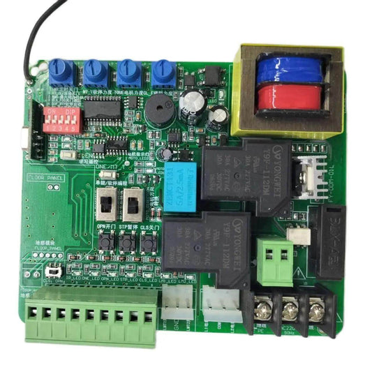 220V AC Garage/Sliding Door Control Panel | Magnetic/Spring Limit, Delay - P12 Hub Europe