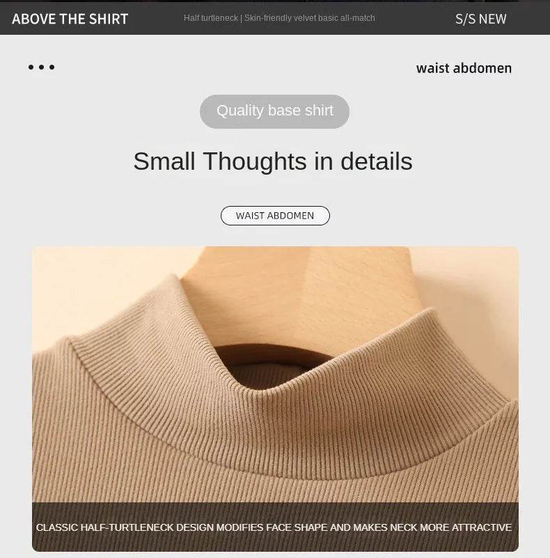 Women's Half Turtleneck Sweater - P12 Hub Europe