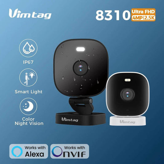 Outdoor Mini Camera WiFi 4MP PIR, Color Night, AI Detect - P12 Hub Europe