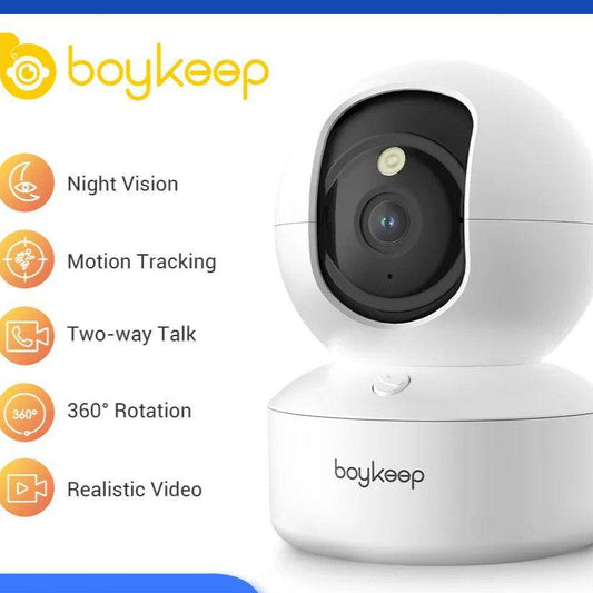 Indoor Security Camera 2K BoyKeep WiFi 360° - P12 Hub Europe