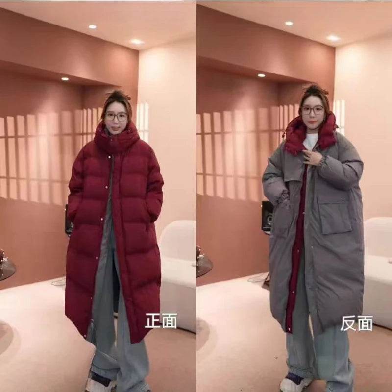 Reversible Long Down Coat - P12 Hub Europe