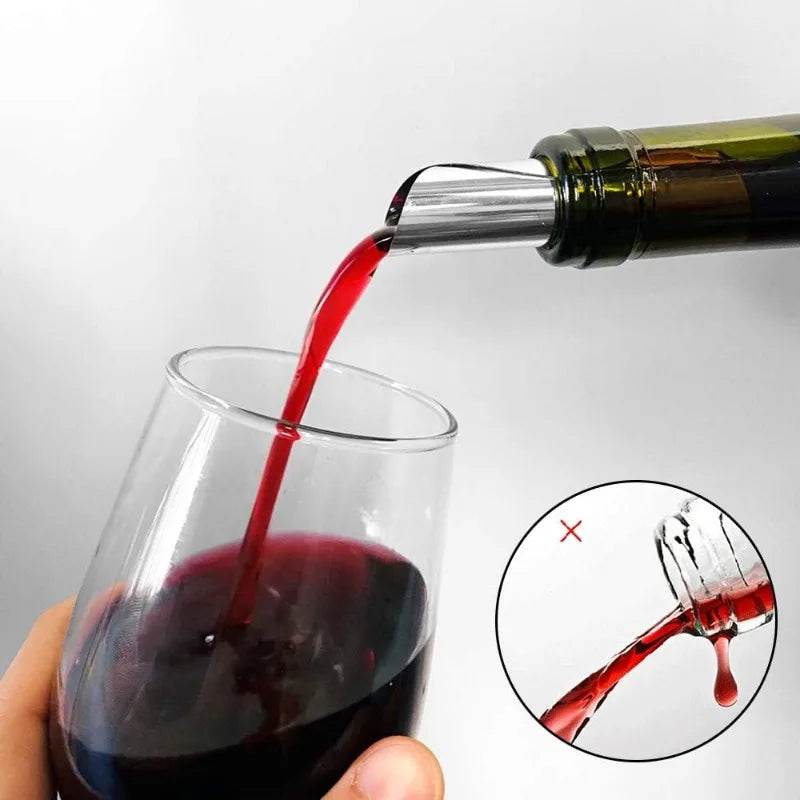 50/100/150/200Pcs 3 Inch Silver Wine Pourer Discs Drip-Proof Drop Drip Stop Pouring Pour Spout Pour Wine Thin Slice - P12 Hub Europe