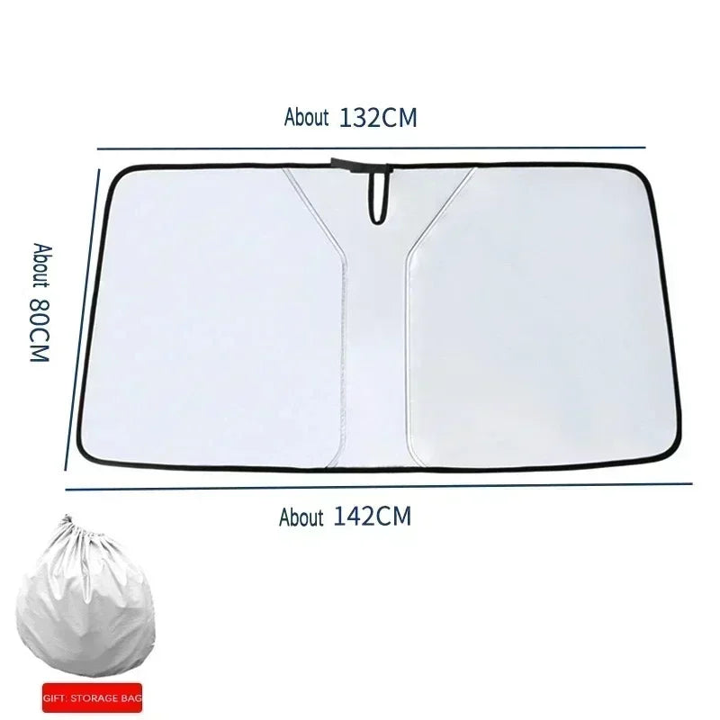 Car Front Sunshades Foldable Windshield Sun Blocker Universal Fit for Car,Truck,SUV