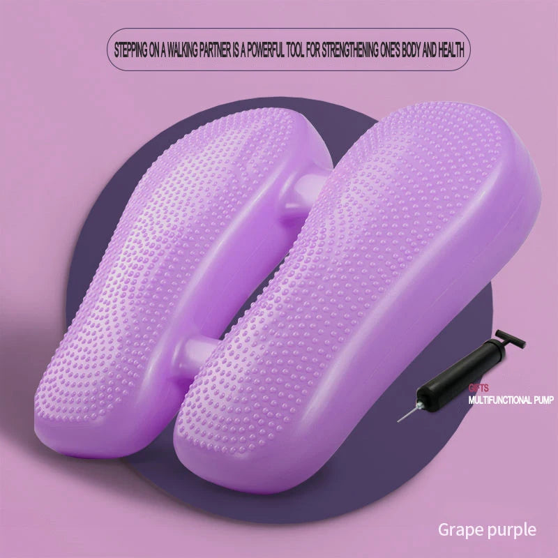 Portable Pedal Stepper Leg Exercisers Fitness Stovepipe Machine Air Mini Massage Stepper Under Desk Pedal Exerciser Fitness Tool