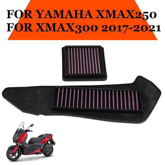 Motorcycle Accessories Air Filter Air Intake Cleaner Engine Protect For Yamaha XMAX300 XMAX250 XMAX 300 X MAX 250 2019 2020 2021