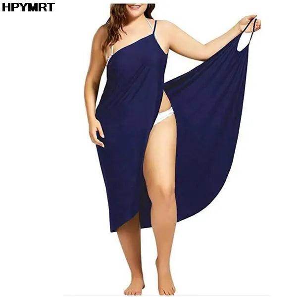 Strapless Beach Cover-Up Dress Backless Crossover - P12 Hub Europe
