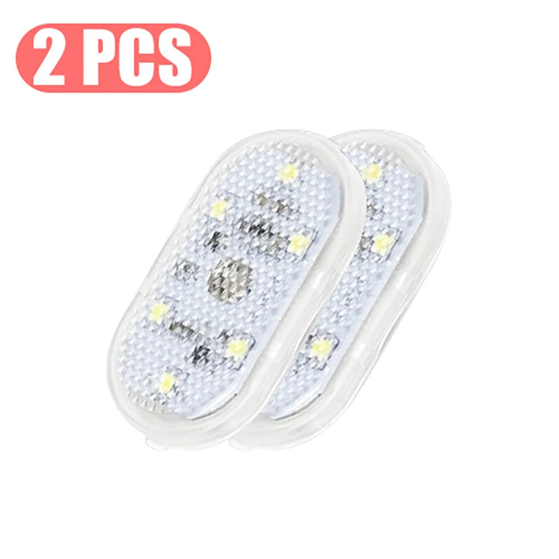 SEAMETAL Mini Touch Light for Car USB Rechargeable Led Light Magnetic Reading Lamp Gentle Illumination for Car Floor Trunk Hood