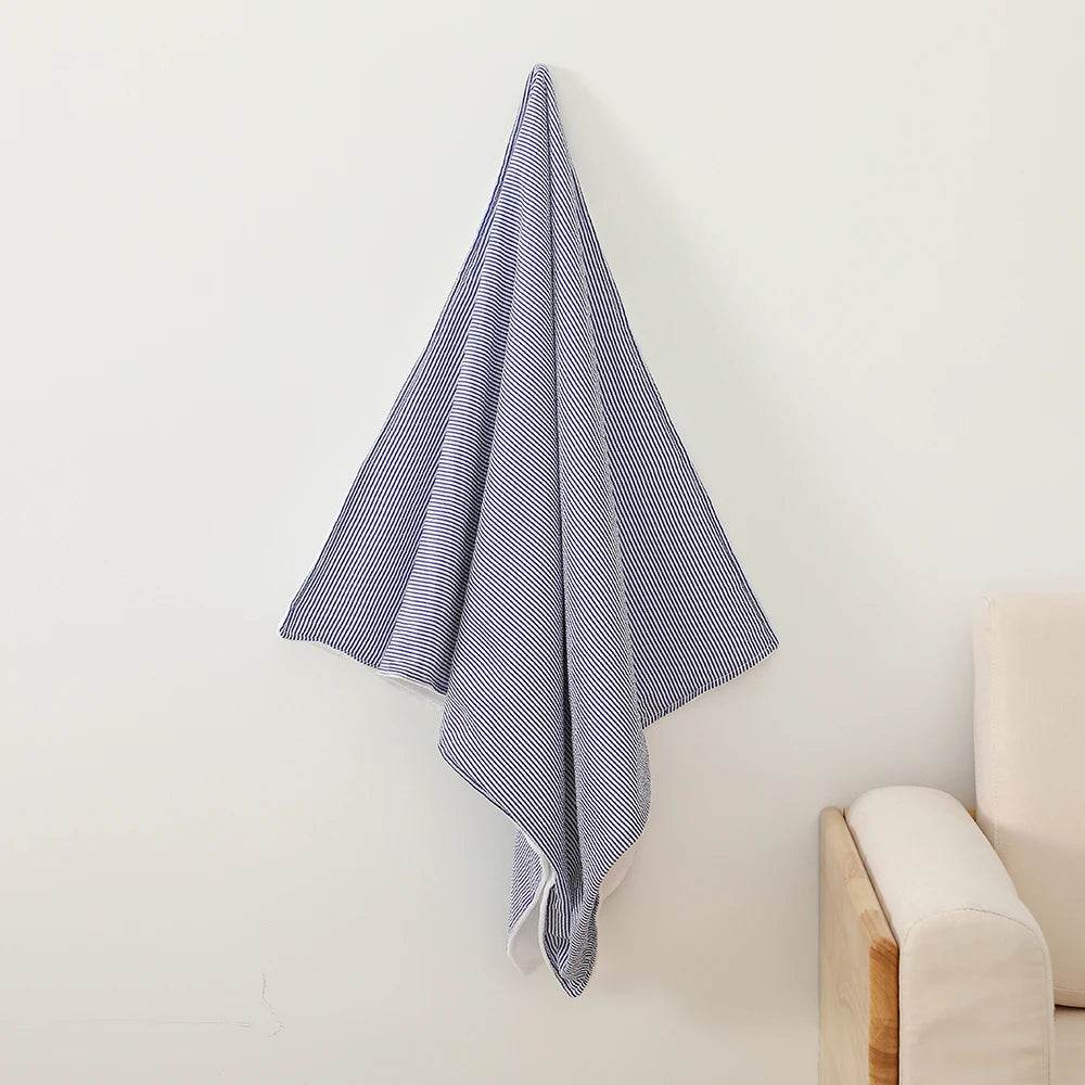 Seersucker Beach Towel For Kids Men Women Water Absorbing Terry Cloth Stripe Pool Towel Absorbent Towels for Bathroom - P12 Hub Europe