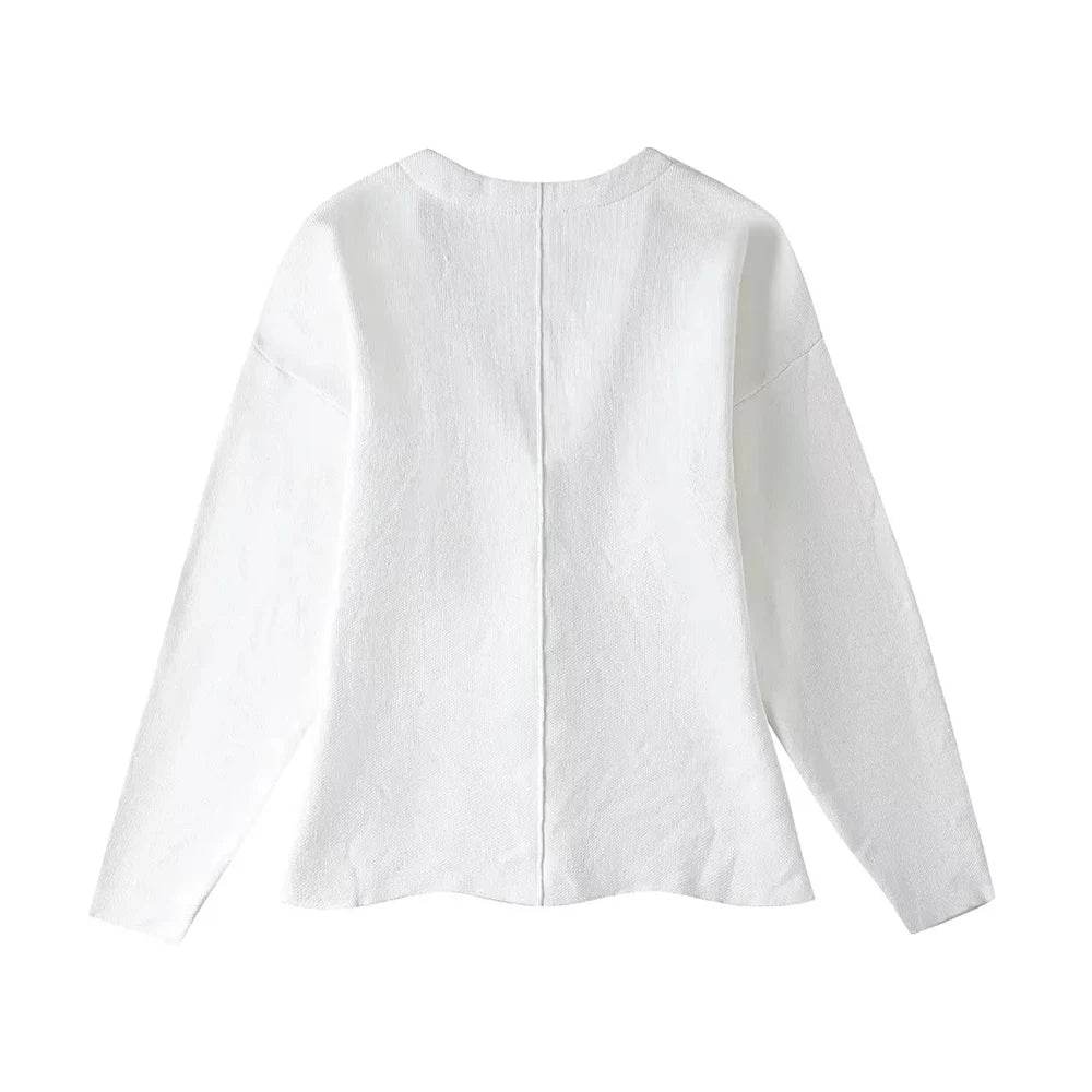 Fitted Hook Knit Cardigan - P12 Hub Europe