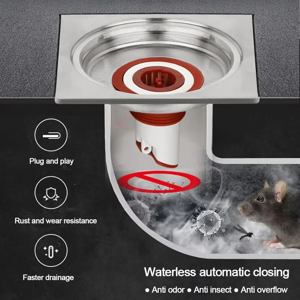 Universal Fast Drainage Floor Drain Core Bathroom Sewer Seal Leak Anti Odor Floor Strainer Plug Floor Shower Drain Stopper