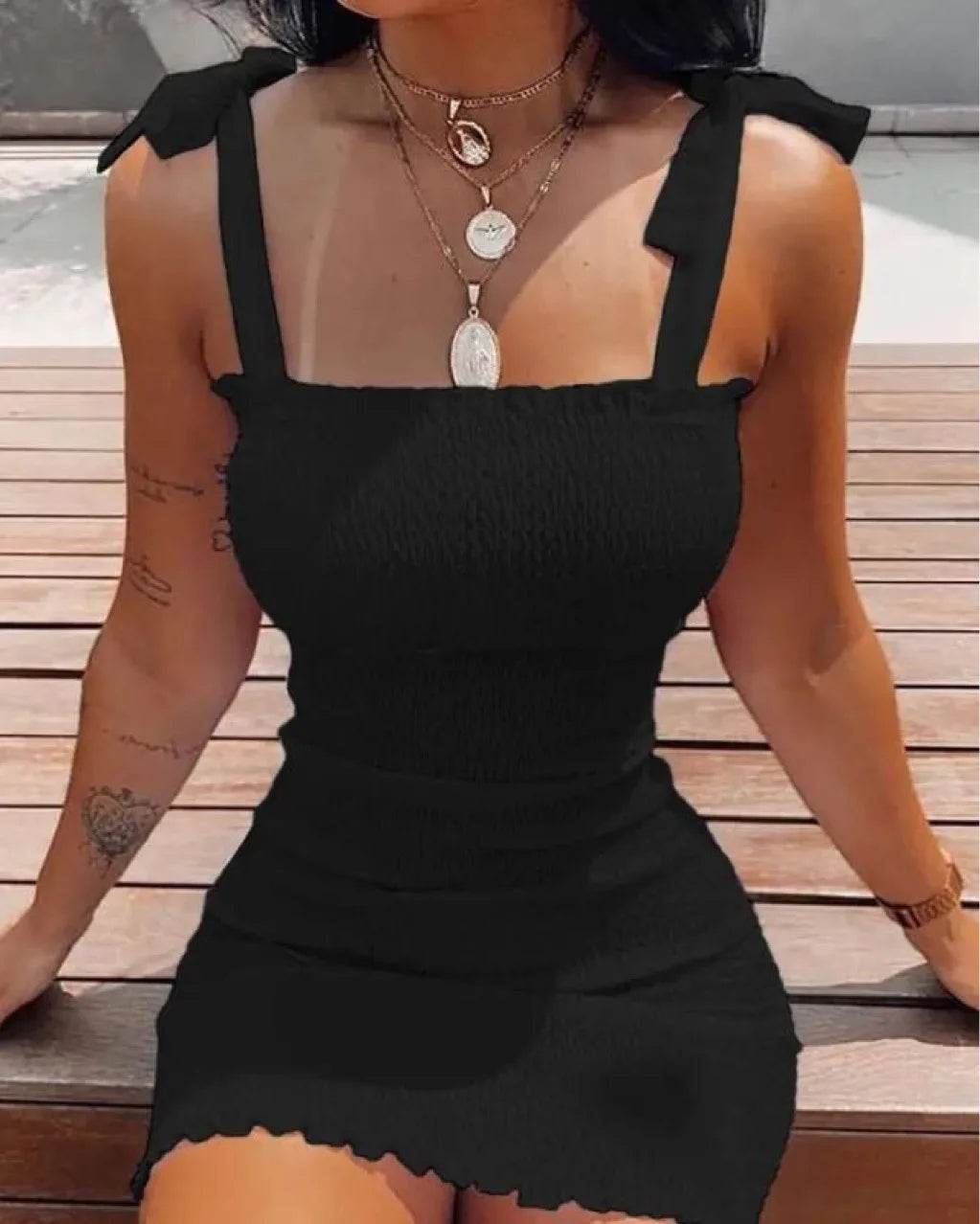 Trendy White Off-Shoulder Mini Dress - Summer Beach Style - P12 Hub Europe