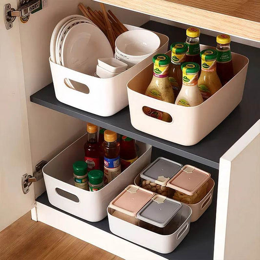 Miscellaneous storage box, desktop plastic organizing and storage basket, cosmetic and snack storage box - P12 Hub Europe