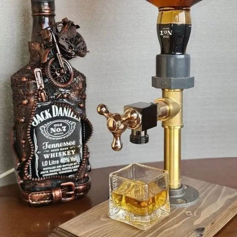 Wooden Liquor Dispenser Whiskey Cocktail Alcohol Faucet Drink Dispenser Station Beverage Wine Racks Bar Party Carnival Tools - P12 Hub Europe