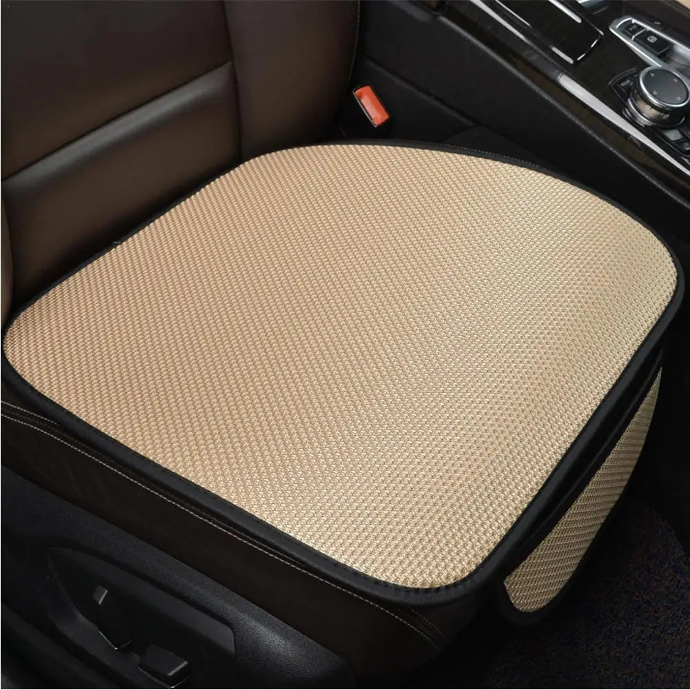 50x53cm Car Summer Cool Ice Silk Seat Cushion Anti Slip Breathable Ventilation Mesh Fabric Universal Car Seat Cooling Pad