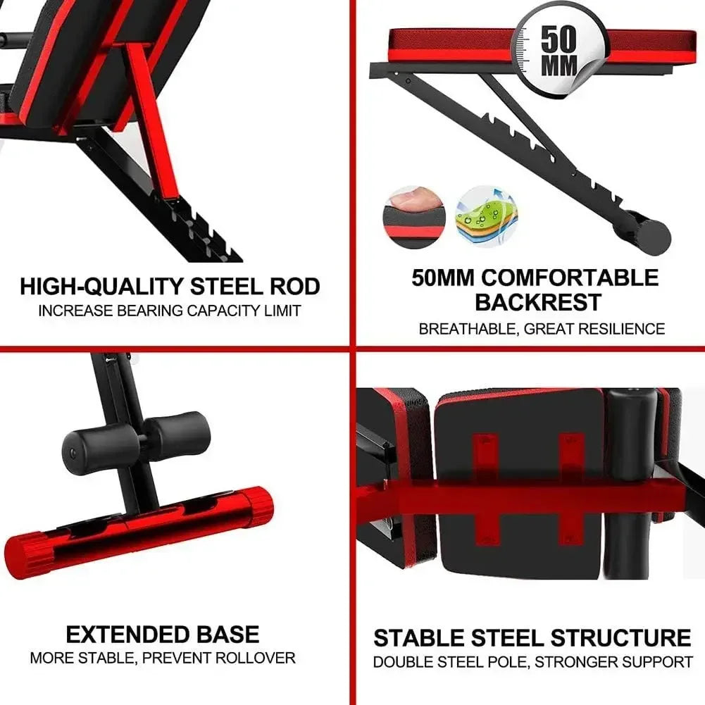 Sit-up Bench High Quality Adjustable Dumbbell Sit Up Bench 150kg Adjustable Press Bench