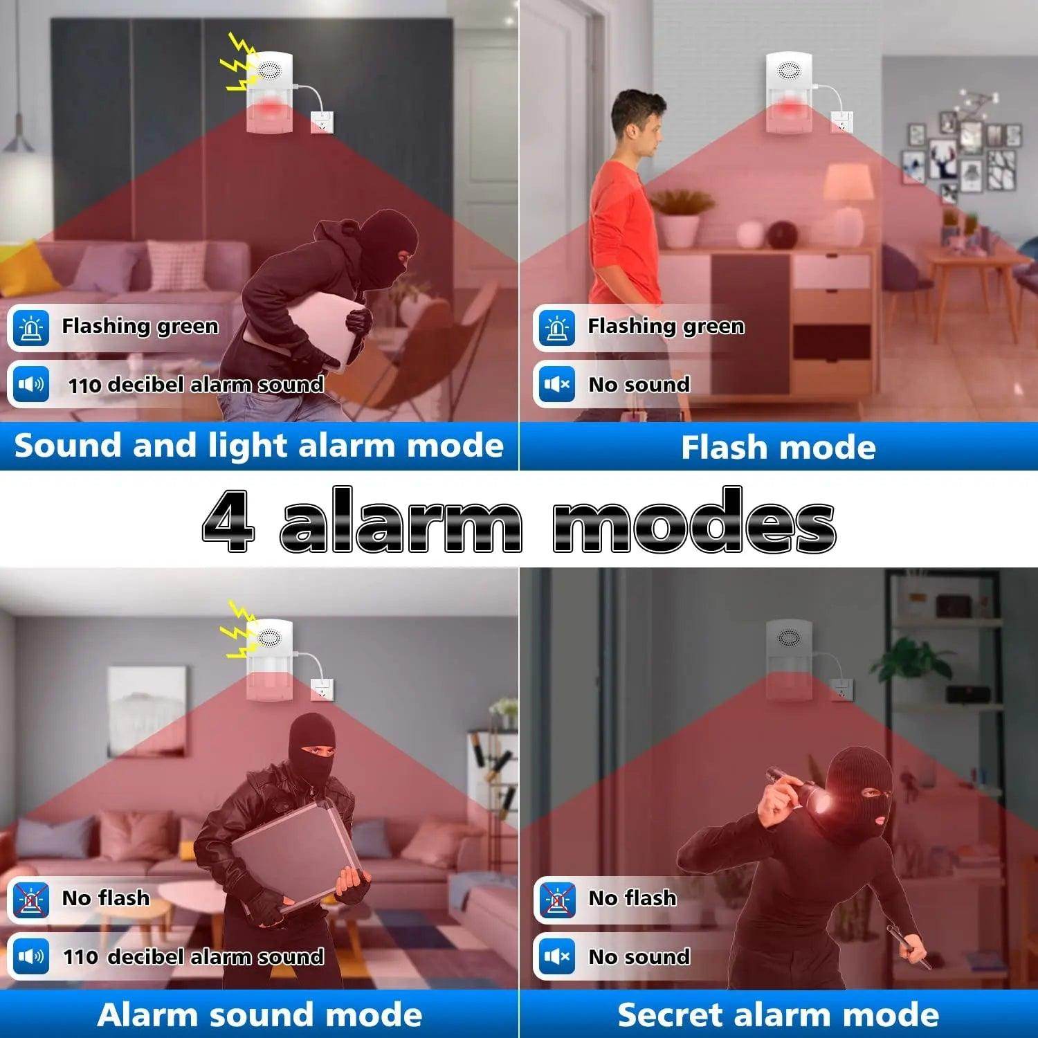 Sensor Alarm WiFi PIR Tuya Smart - P12 Hub Europe