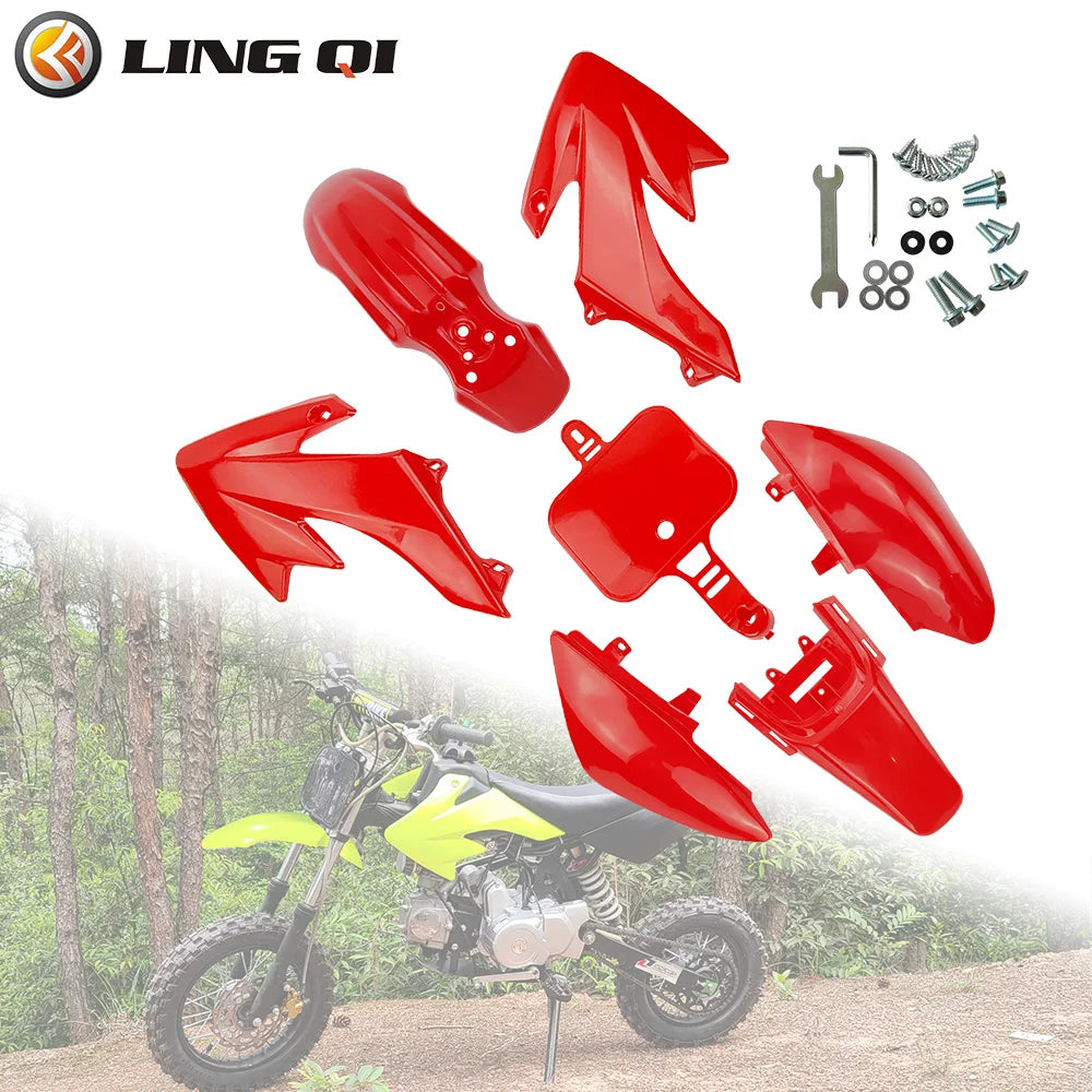 LINQ QI Plastic Fairing Body Kits Fit to CRF50 XR50, For CRF 50 Pit Dirt Motor Trail Bike 50cc 70cc 90cc 110cc 125cc 140