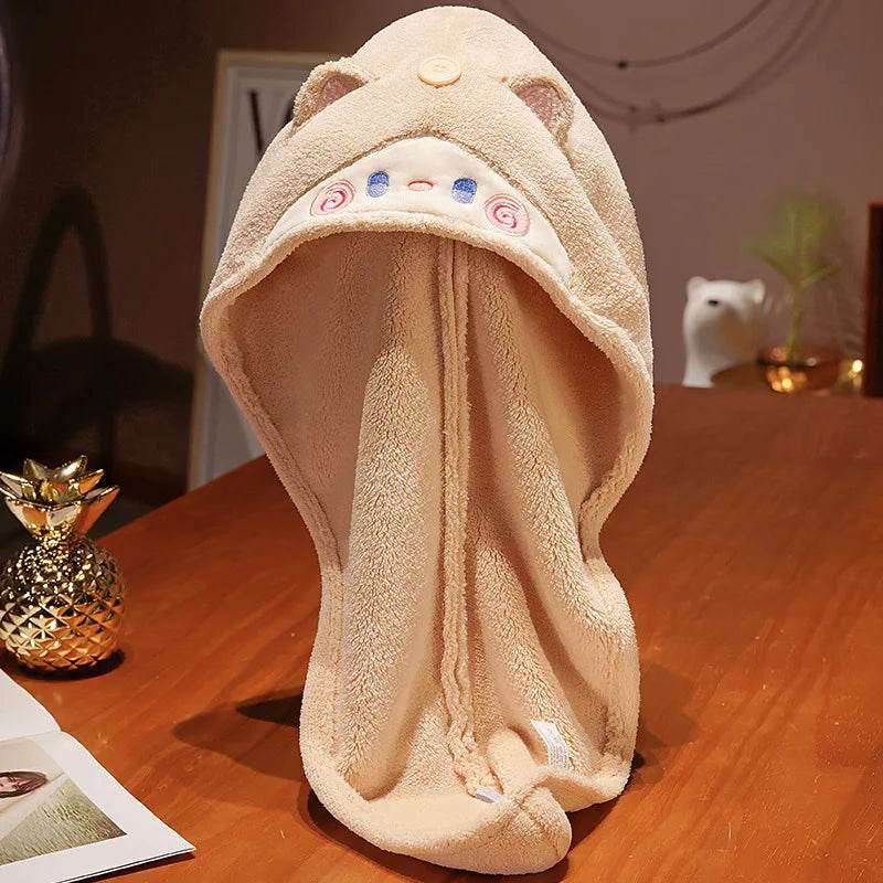 Soft & Super Absorbent Microfiber Hair Towel Set - Quick Dry, Anti-Frizz on Curly Hair - P12 Hub Europe