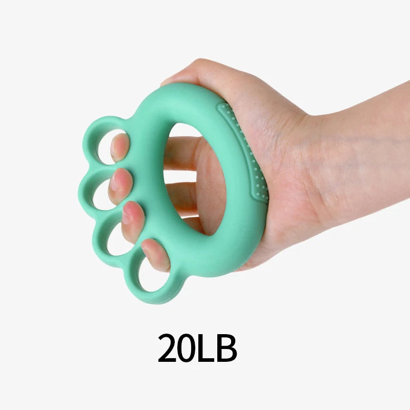 Silicone Adjustable Hand Grip Finger Trainer Exercise Carpal Expander Muscle Workout Gym Fitnes Strengthener