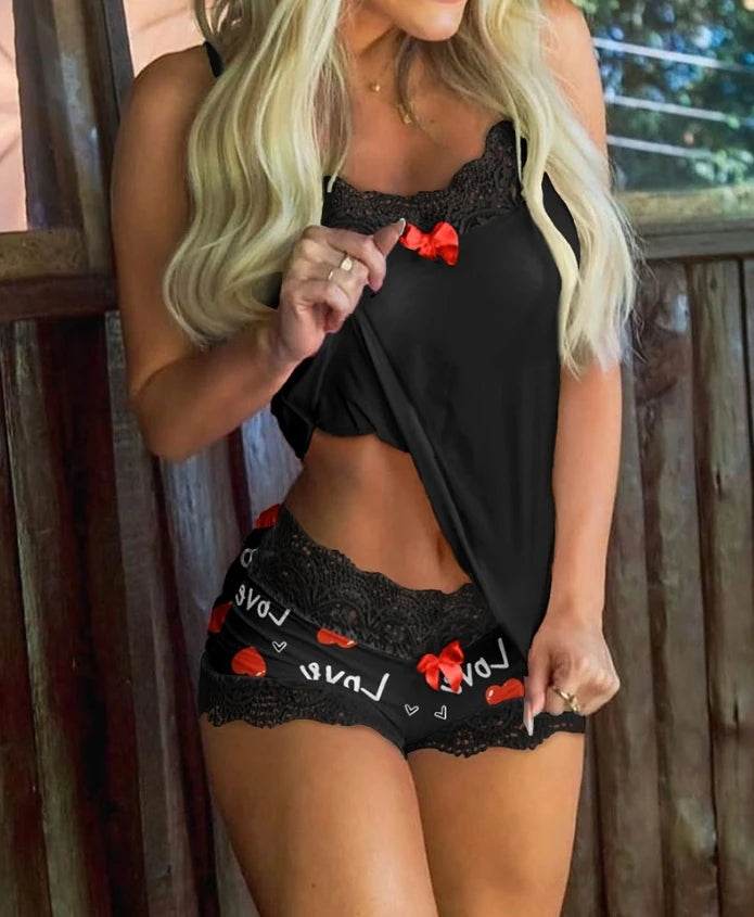 Valentine Love Heart Pajama Set - P12 Hub Europe