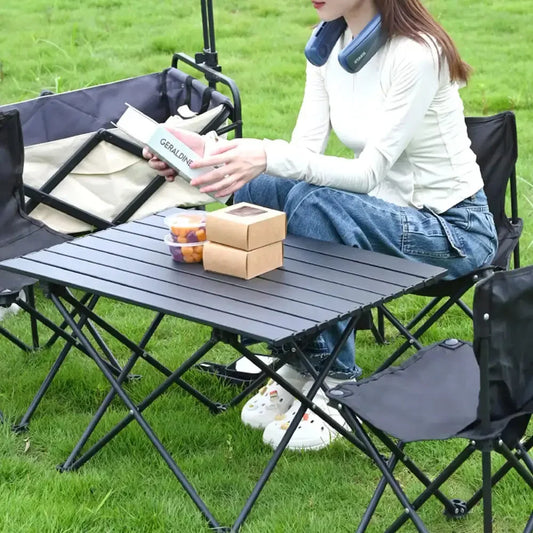 Ultralight Portable Outdoor Camping Folding Table Party Picnic BBQ Foldable Desk High Strength Aluminium AlloyPicnic Table