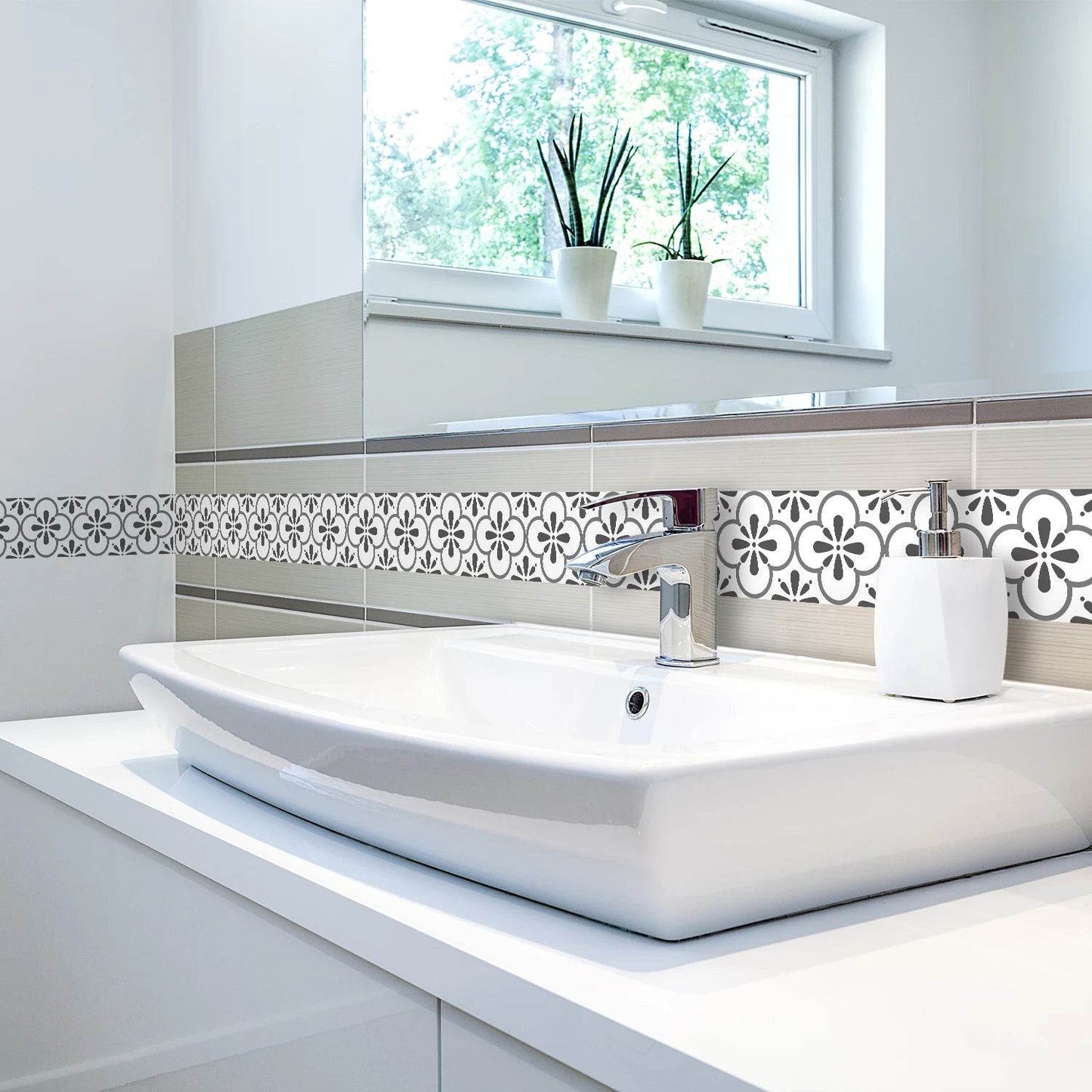 41 Styles Baseboard Stickers Waterproof Peel & Stick Waistline Wall Sticker Floor Border Sticker For Kitchen Bathroom 10x200cm - P12 Hub Europe