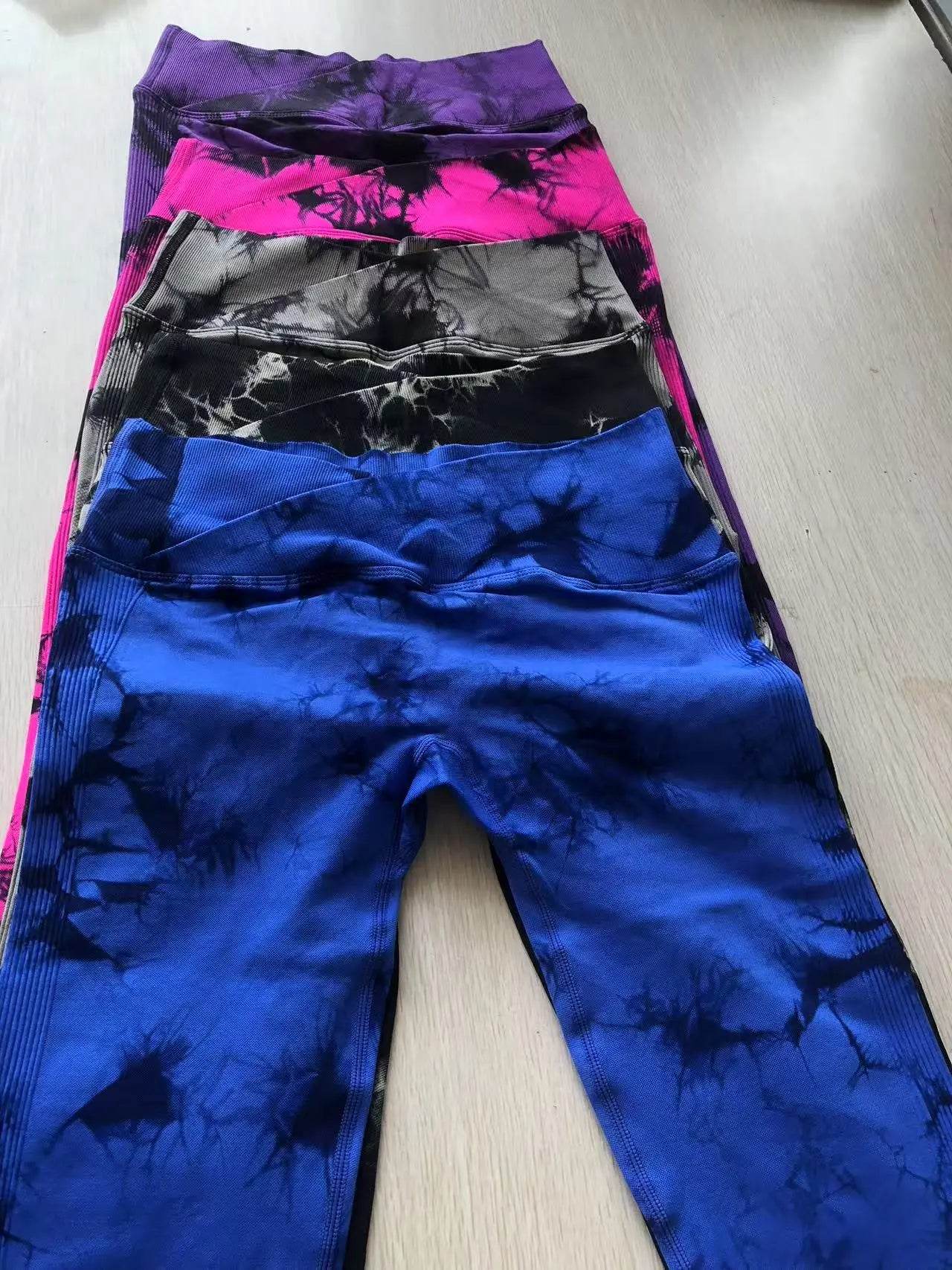 Women's Tie-Dye Push-Up Leggings - P12 Hub Europe