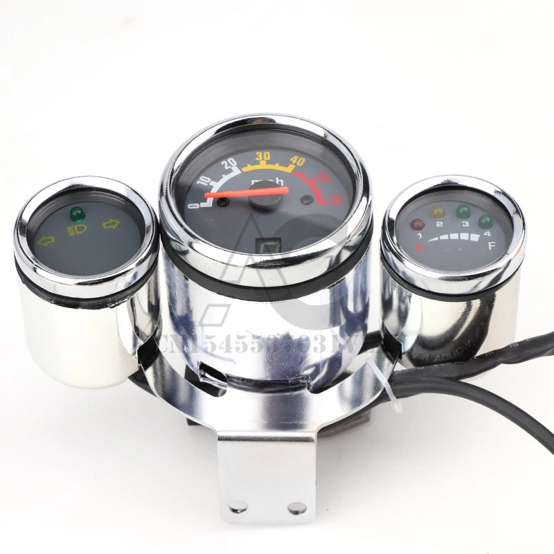 Motorcycle Instrument Digital Tachometer Speedometer Odometer Meter Motorbike Voltmeter Fuel Gauge Kit Fits For Universal