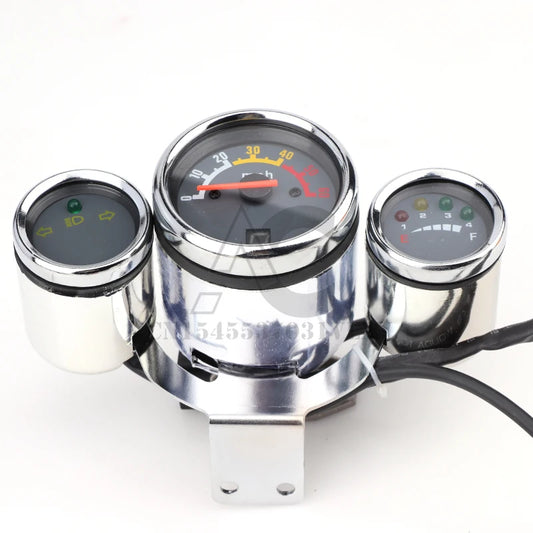 Motorcycle Instrument Digital Tachometer Speedometer Odometer Meter Motorbike Voltmeter Fuel Gauge Kit Fits For Universal