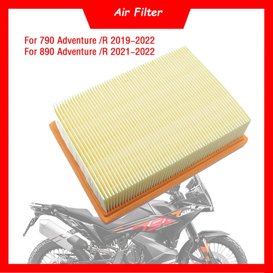 Motorcycle Replacement Engine Air Filter Cleaner Air Intake Filter Element For KTM 790 890 Adventure R Rally 2019-2022